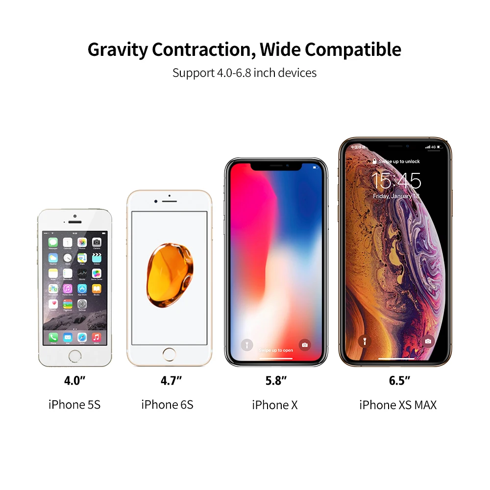 Автомобильный держатель RAXFLY для телефона в автомобиле iPhone XS X с креплением на