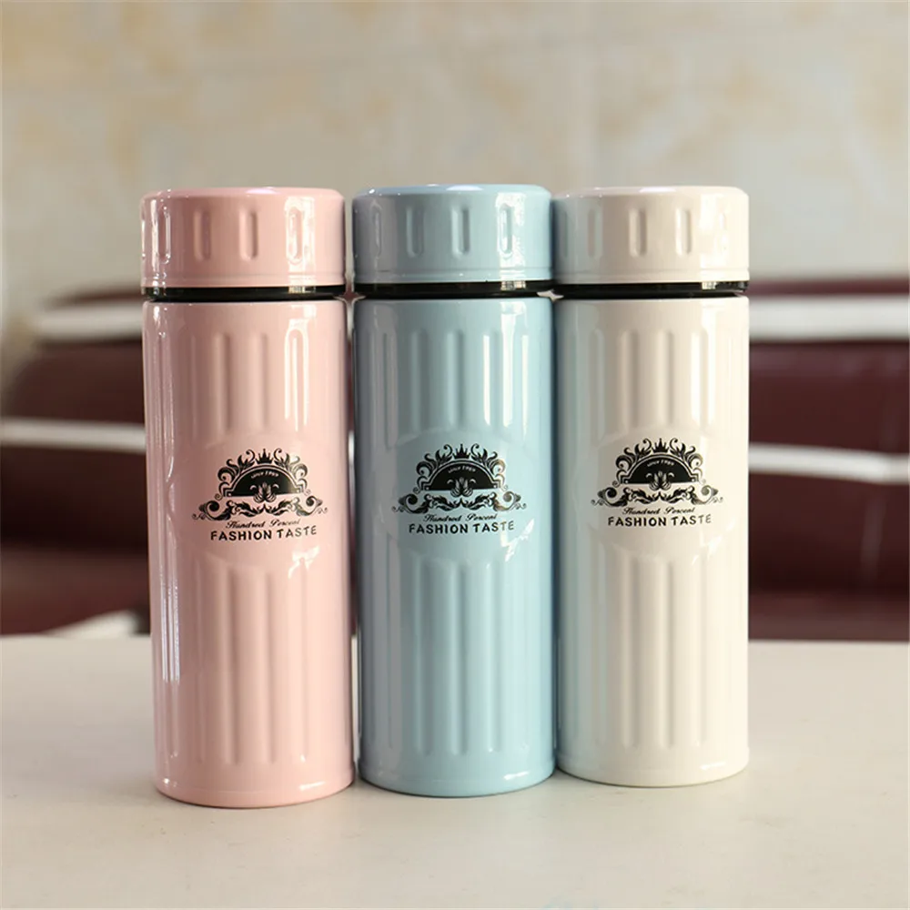 Спортивная бутылка для воды мужчин и женщин узор из стали утечка пузырьков чая