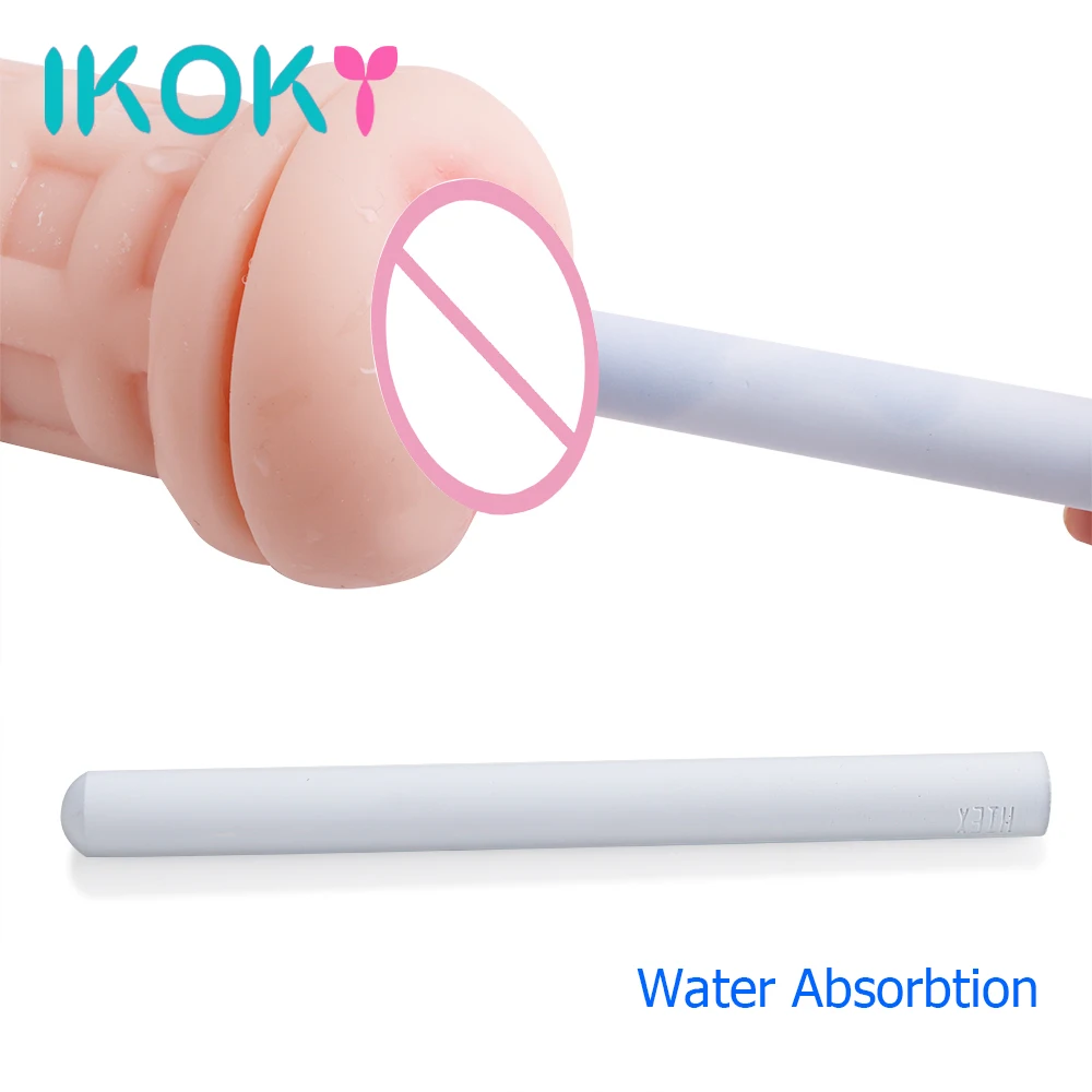 IKOKY Мужской мастурбатор чистящий стержень диатомит впитывающий воду