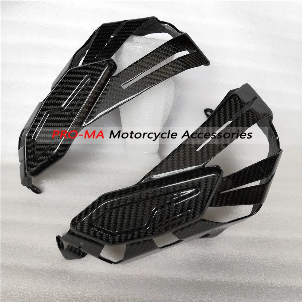 Мотоциклетная защита двигателя в 100% выхлопной трубы из углеродного волокна для