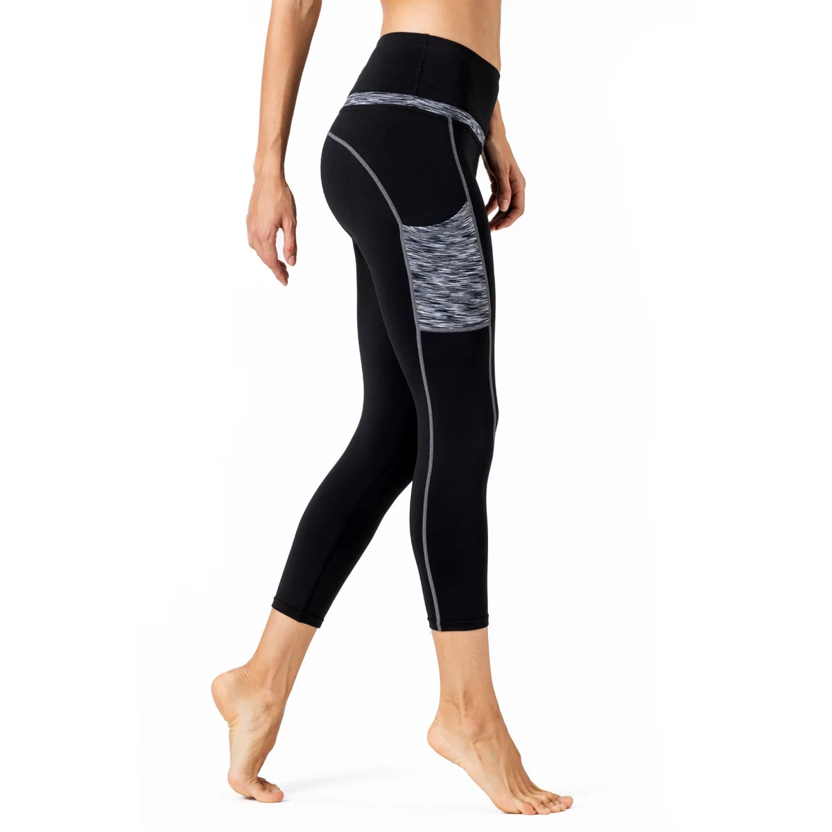 New Woman High Waist Gym Yoga Pants Sportswear Sport Elastic Leggings Seamless Pocket Leggins For Women Fitness Female Tights