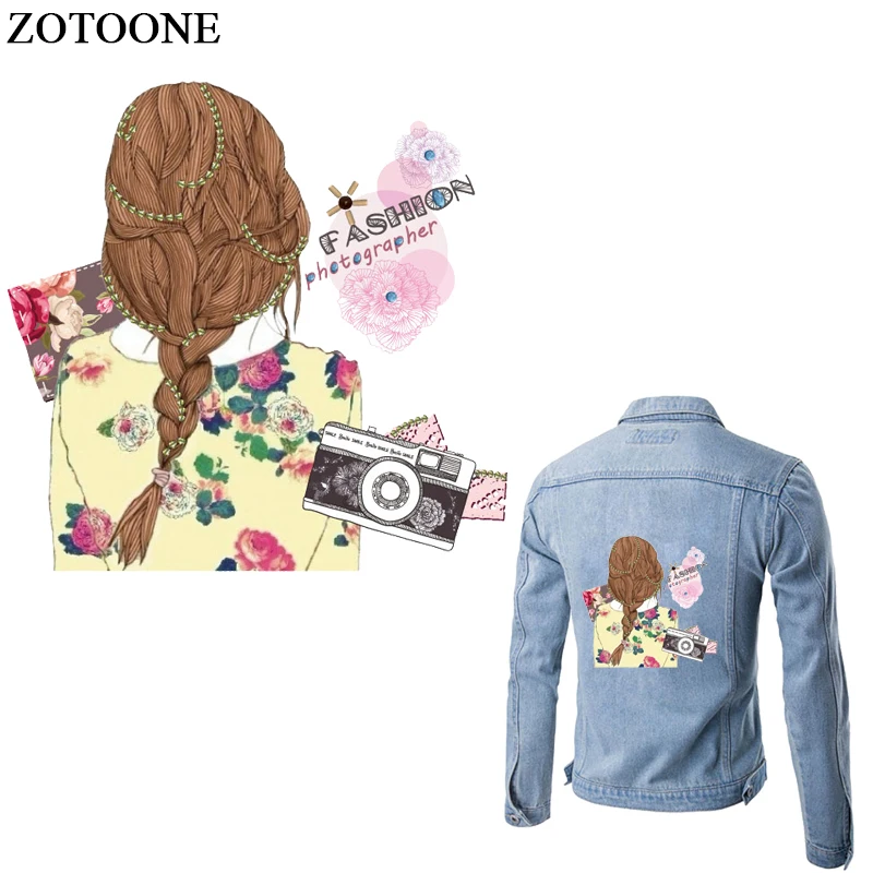 ZOTOONE Beauty/Летний стиль Модная одежда для девочек с теплопередачей утюжок камеры