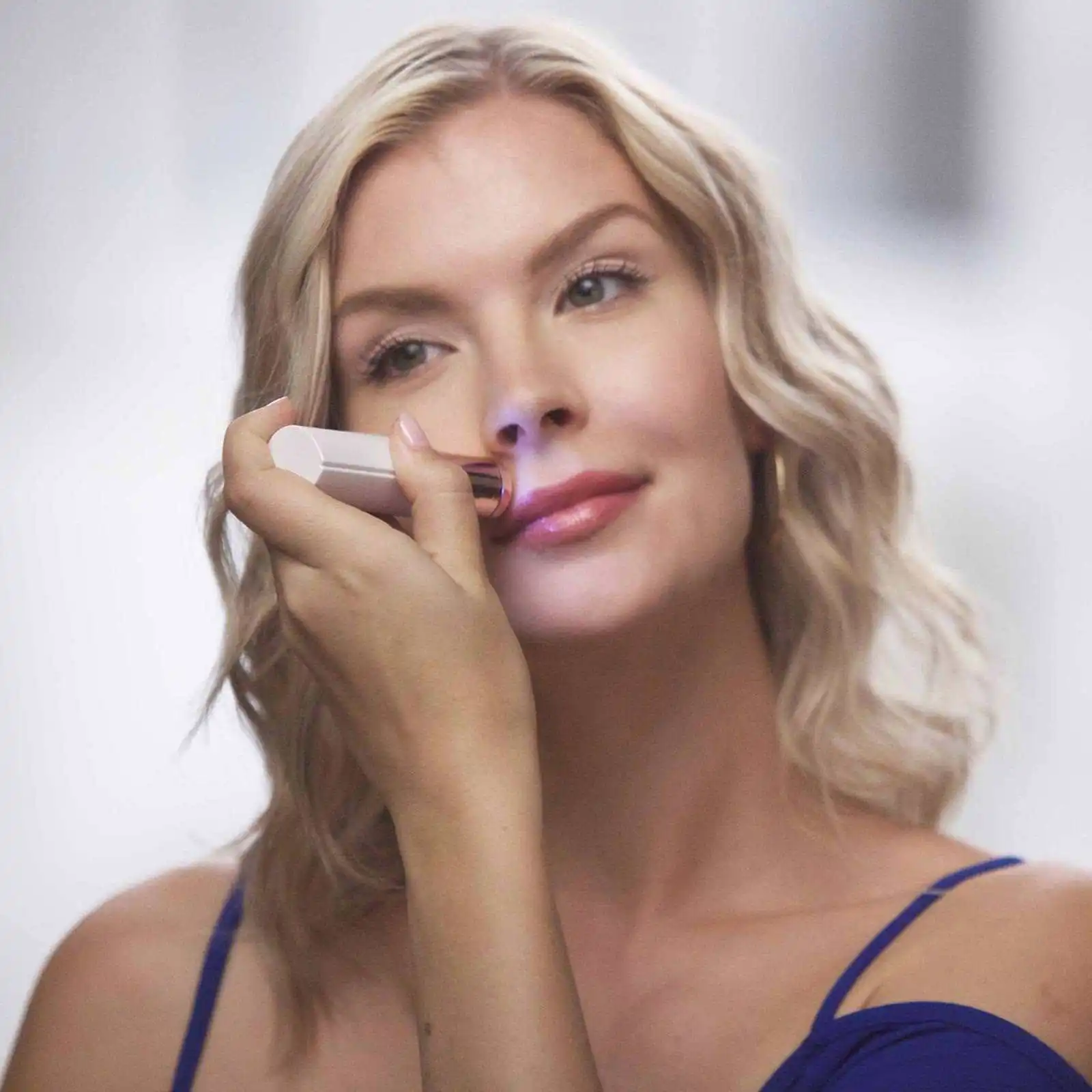 Для женщин мини электрический Эпиляторы губная помада Форма бритва Женский для