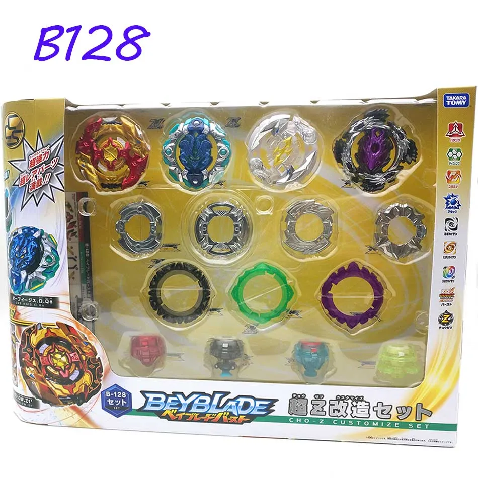 Оригинальный Takara Tomy Beyblade Burst B 129 взрывоопасных гироскоп супер Z Warrior ахиллова