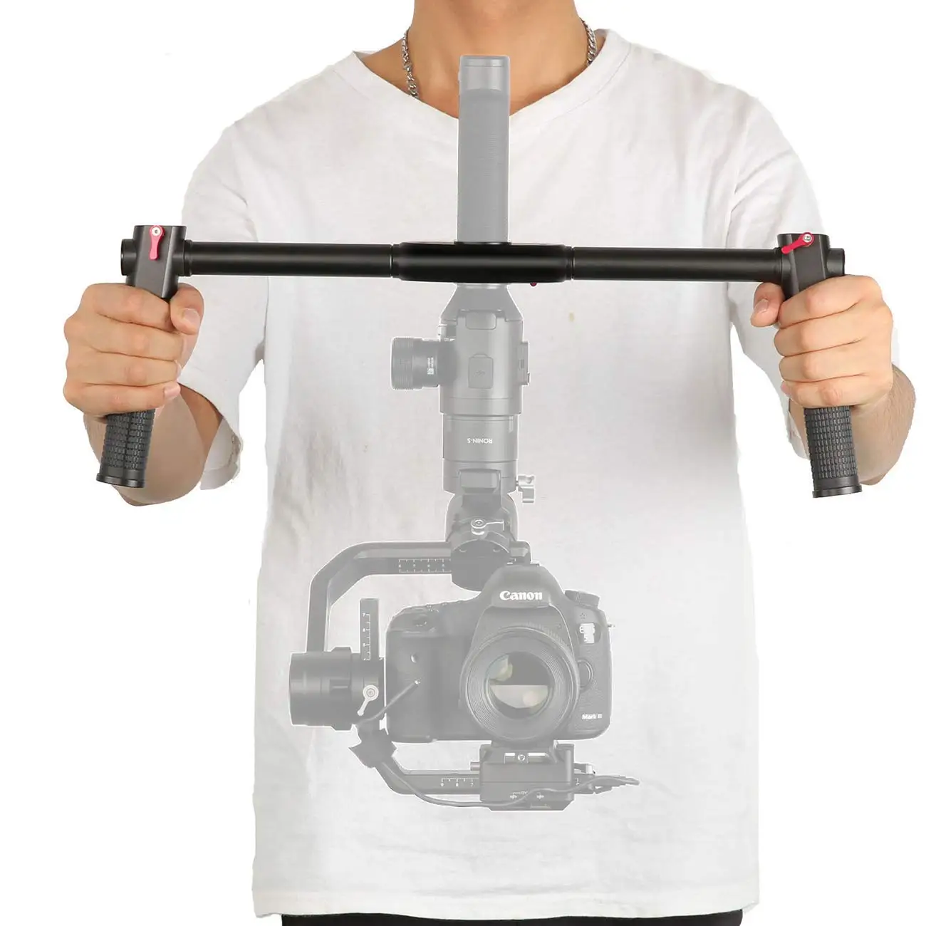 Двойная Ручка Gimbal ручной Руль устойчивый к царапинам противоскользящий для DJI Ronin