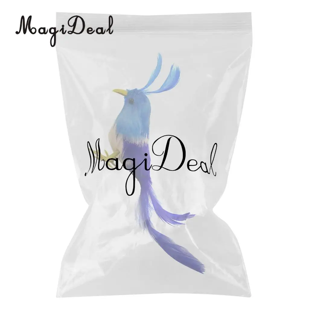 Искусственные Пернатые искусственные мини птицы MagiDeal фигурки для украшения сада