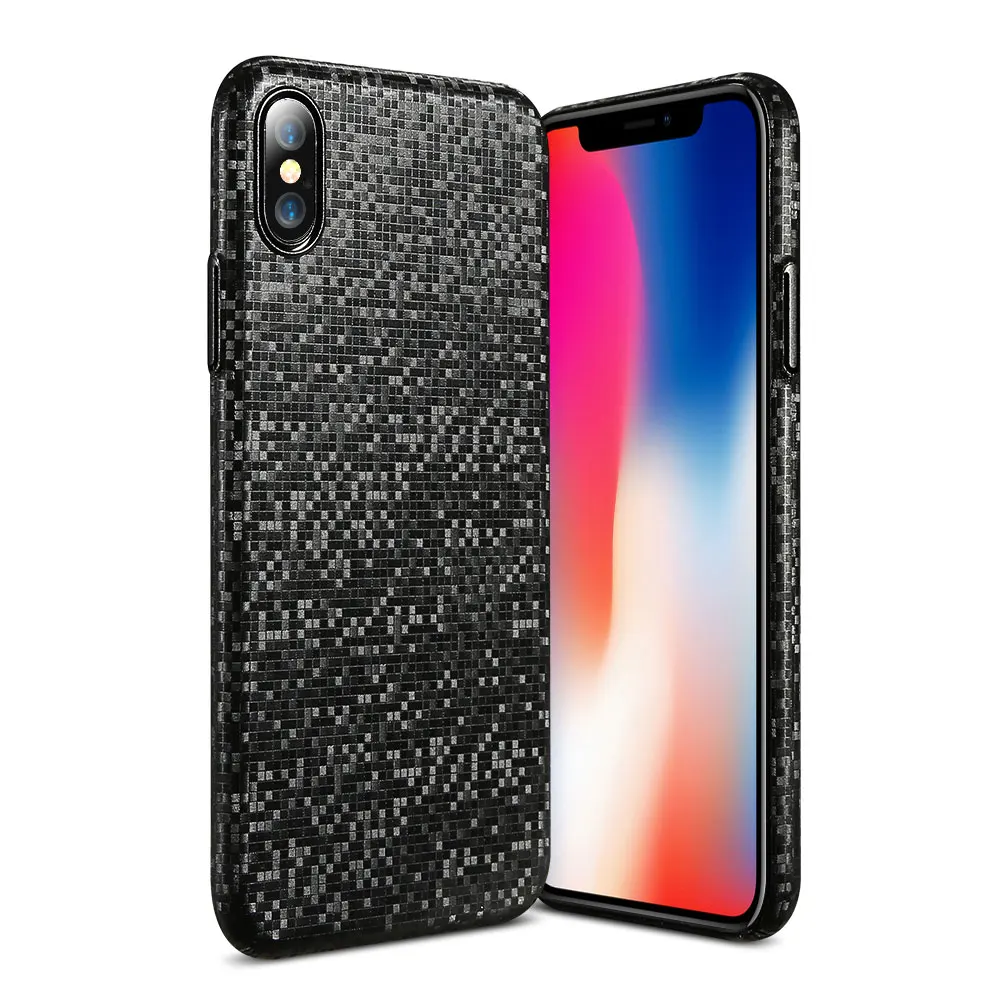 Чехол KISS твердый Мозаичный чехол для iPhone 7 8 Plus X телефона 6 6s ультра тонкий