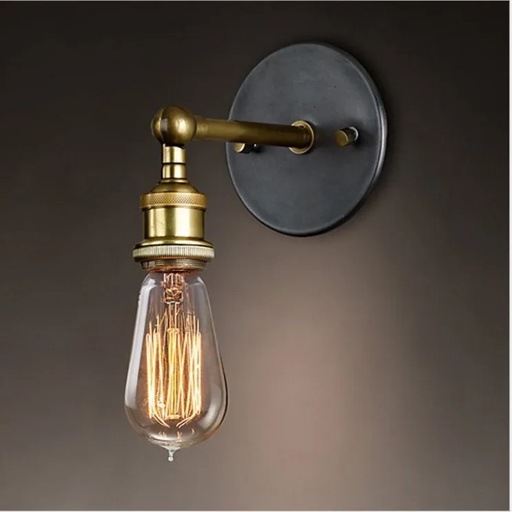 E27 40W Edison Retro Wall Light Loft Study Foyer Dining Room Bedside Led Indoor Lamp Luminaire | Лампы и освещение