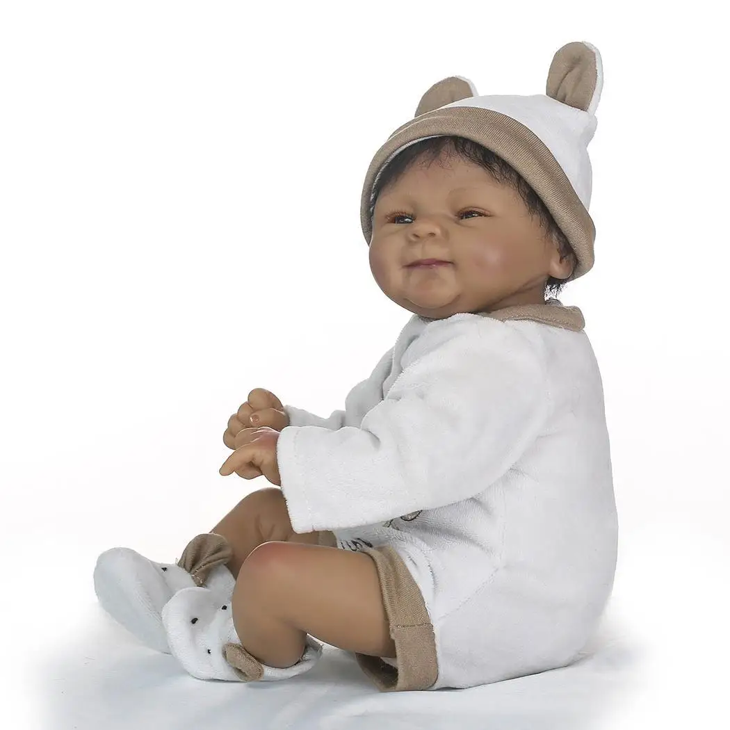 Reborn силиконовые виниловые черные детские куклы игровые домики bebe мягкие