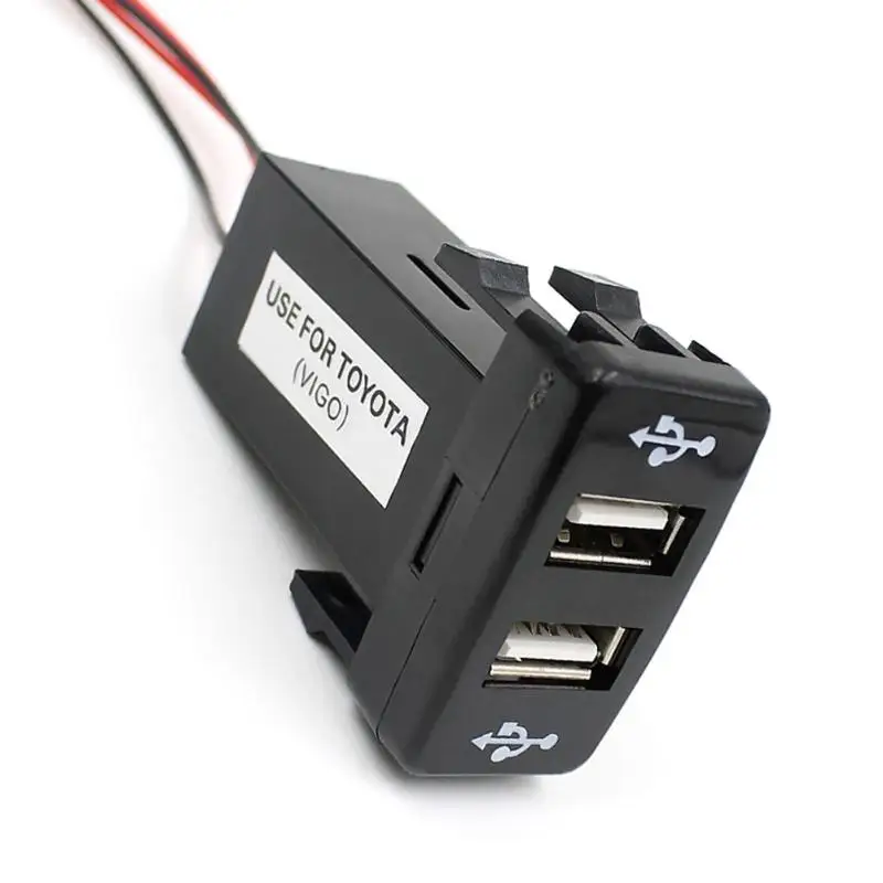 Светодиодная лампа 5V 2.1A быстрое зарядное устройство адаптер двойной USB