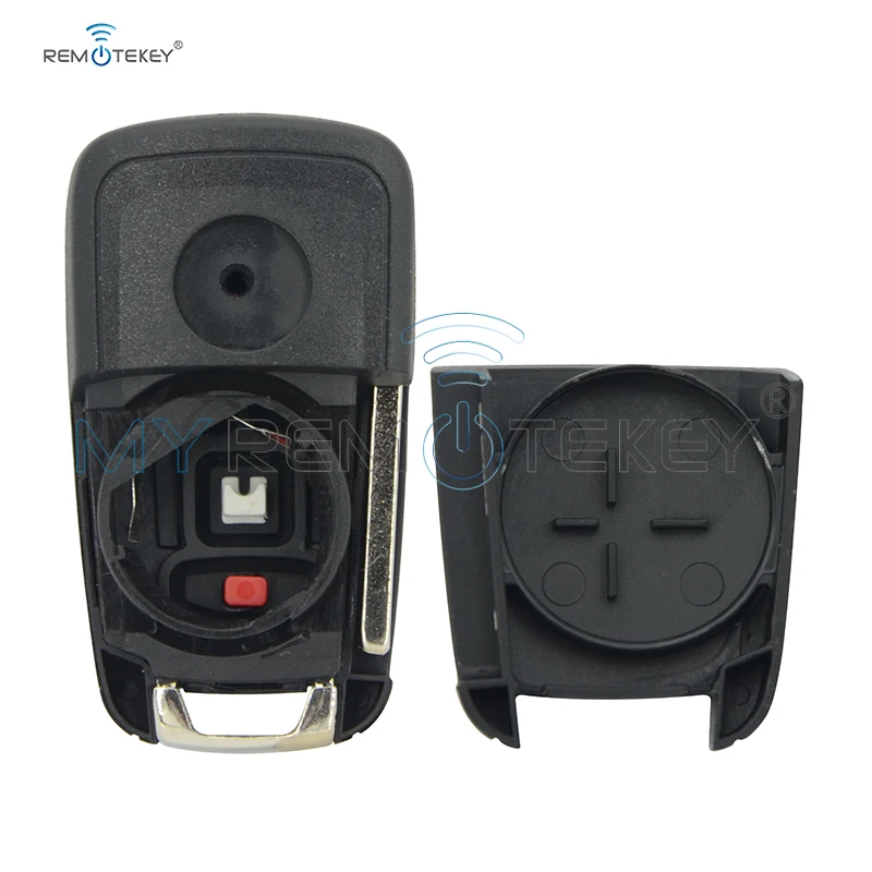 Remtekey OHT01060512 20873621 Складной Корпус ключа 2 кнопки с паникой Для Chevrolet Equinox Sonic 2010 2011 2012