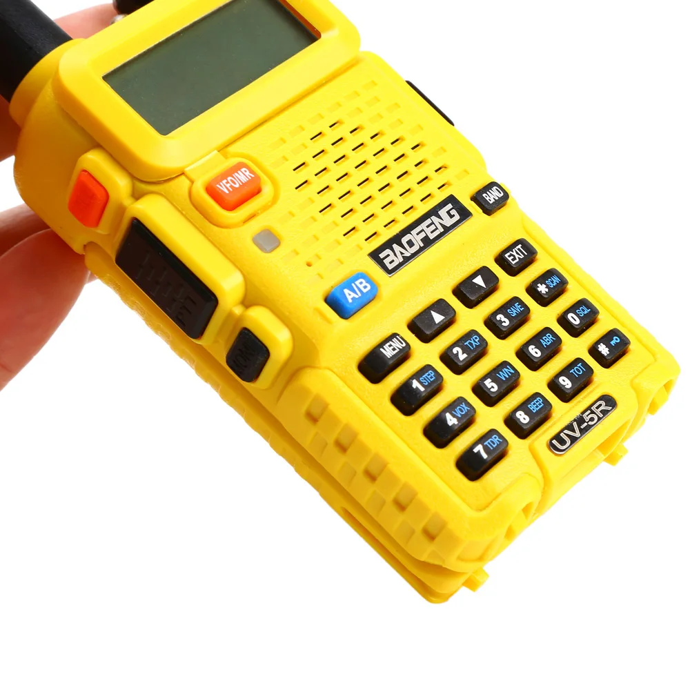 UV 5R VHF/UHF Walkie Talkie 128 канала с светодио дный Свет FM Dual Band автомобилей Мобильный Радио