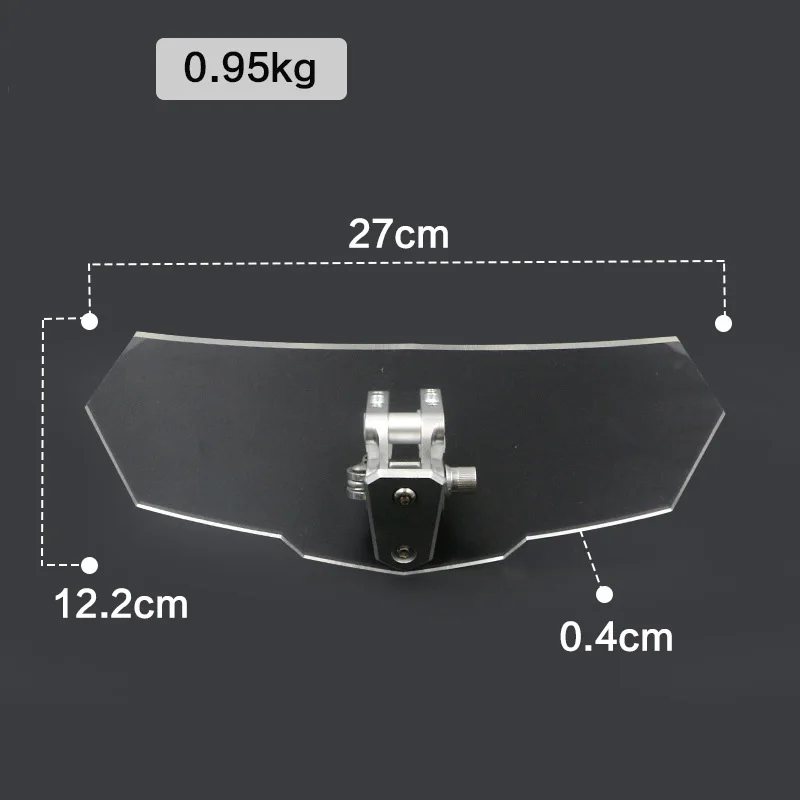Универсальный мотоцикл клип на лобовое стекло расширение - Цена: 