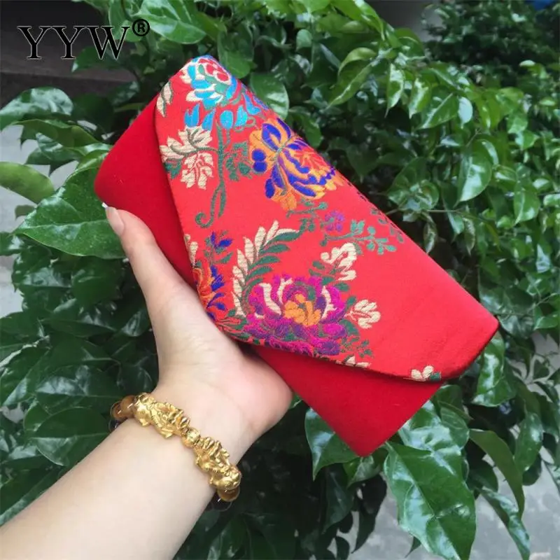 Винтажные желтые клатчи кошелек и сумочки Замшевая сумка на плечо с цветочной