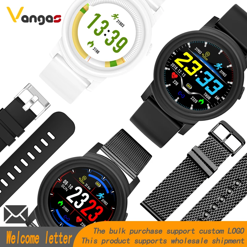 Vangas DK02 Смарт-часы Для мужчин Цвет Экран Heart Rate Monitor Спортивные Фитнес трекер |