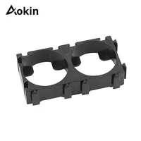 aokin 1pc 1p 2p 3p 18650 battery holder bracket diy cylindrical batteries pack fixture anti vibration case storage box containe