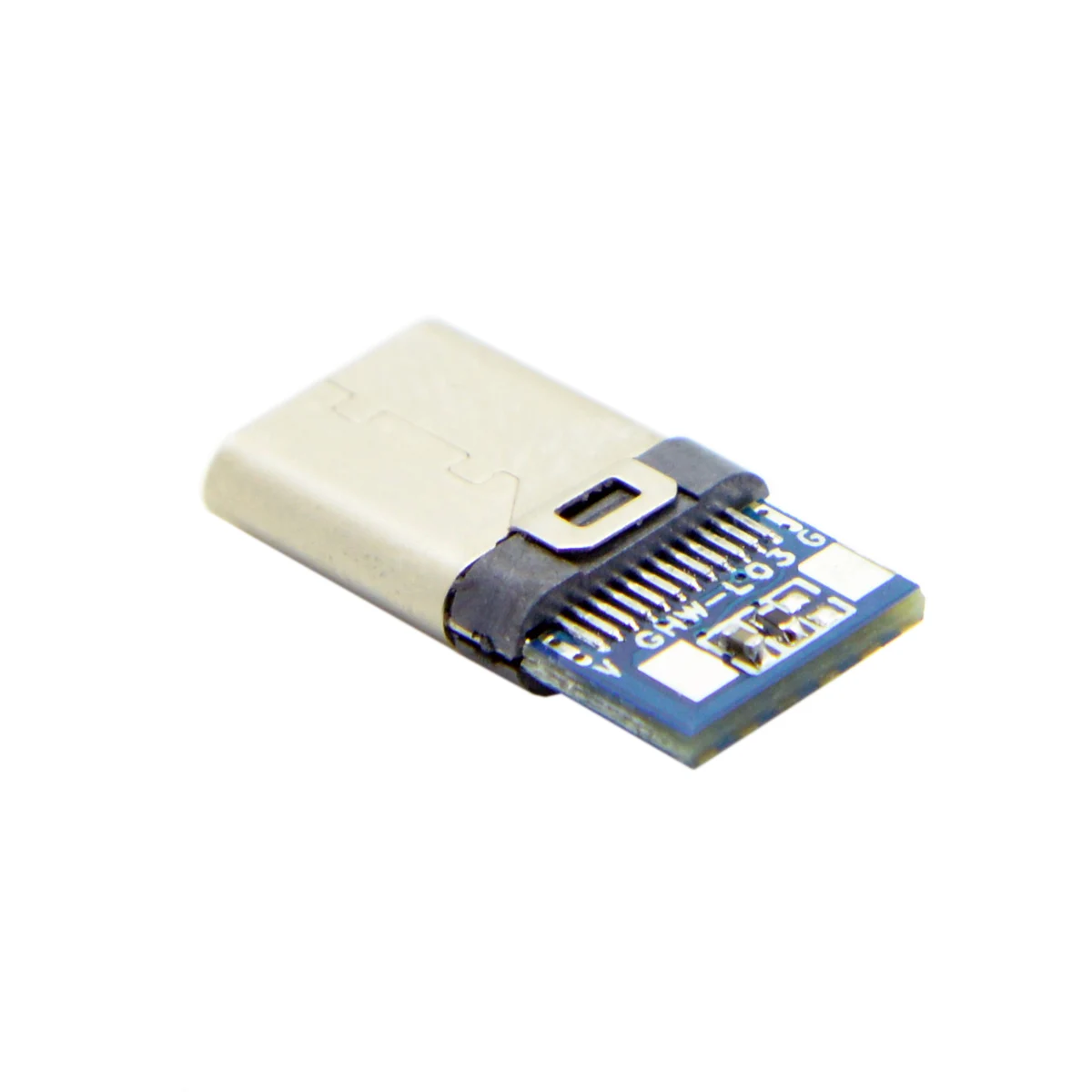 CY 5pcs DIY 24 Pin USB 3.1 Type C USB-C Male Plug Connector SMT with Black Housing Cover | Компьютеры и офис