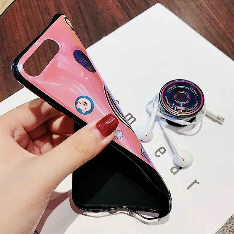 Чехол для телефона с подставкой iPhone 6S 6 7 8 X XS Max Plus 10 чехол силиконовый милый