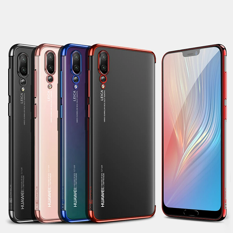 Покрытие чехол для HUAWEI nova 3i 3 4 P20 P30 Pro P10Lite Mate20 Lite P Smart Honor8C 8A 10 прозрачный мягкий