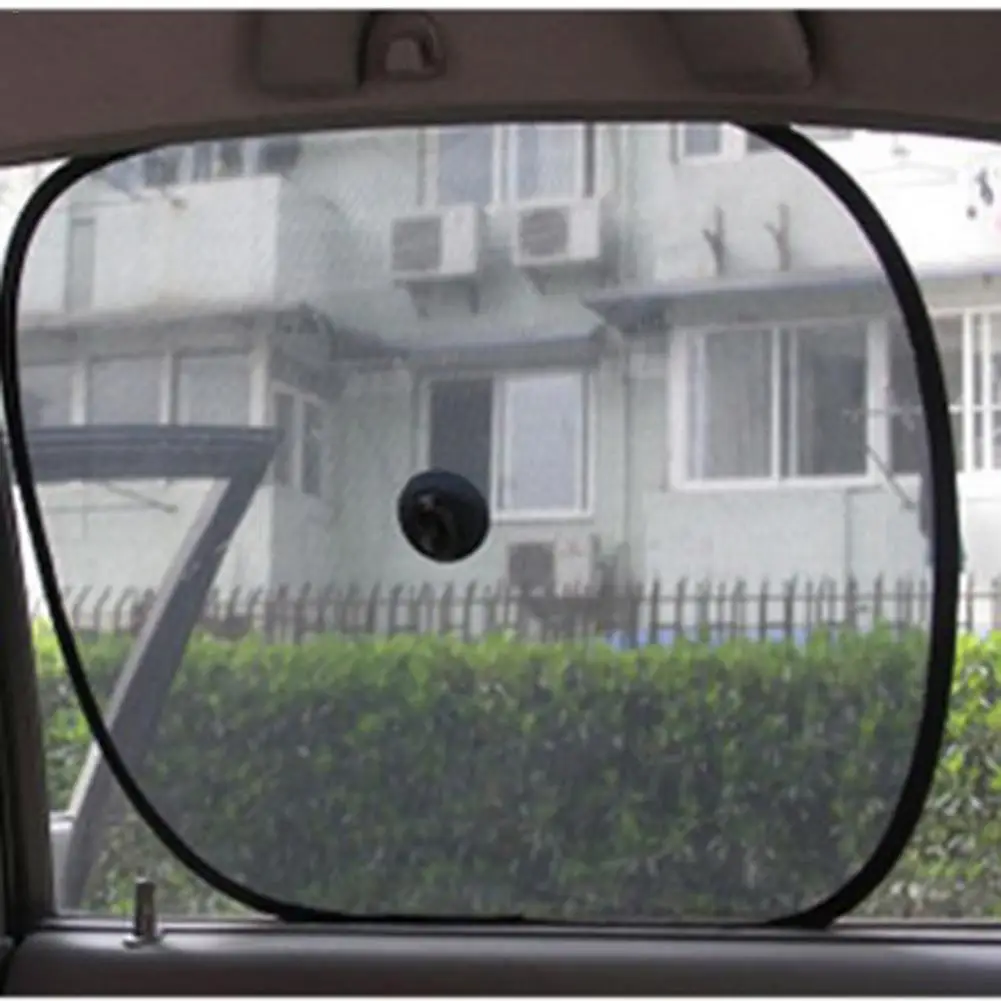 

Car Window Sunshade Car Sun Block Black Side Blocking Dual Sides Mounting Sun Block