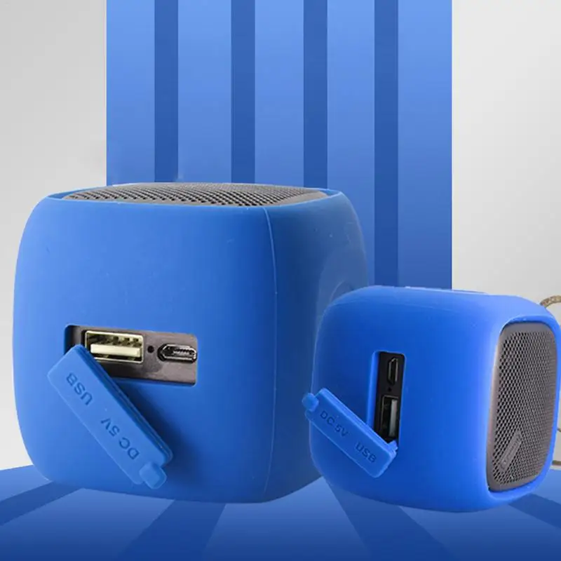 Bluetooth беспроводной динамик мини цифровой бас портативный силиконовый анти