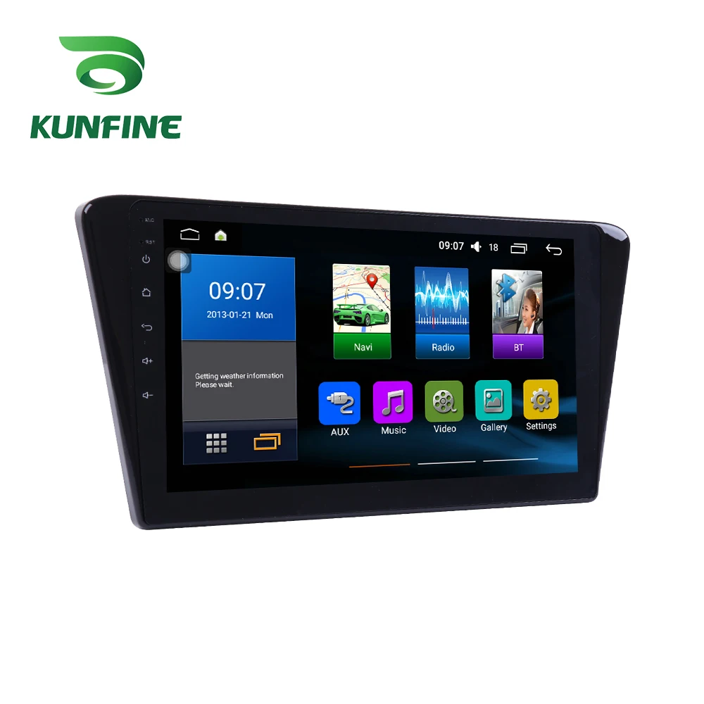 Восьмиядерный 1024*600 Android 8 1 автомобильный DVD GPS навигационный плеер Deckless стерео для