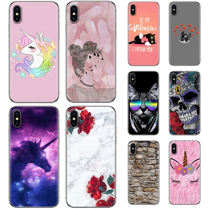 Ins Style Soft Phone Case For Asus Zenfone ZC520TL/ ZC553KL/ ZB552KL/ ZS620KL(ZE620KL) Colorful Painted TPU Silicone Cover |