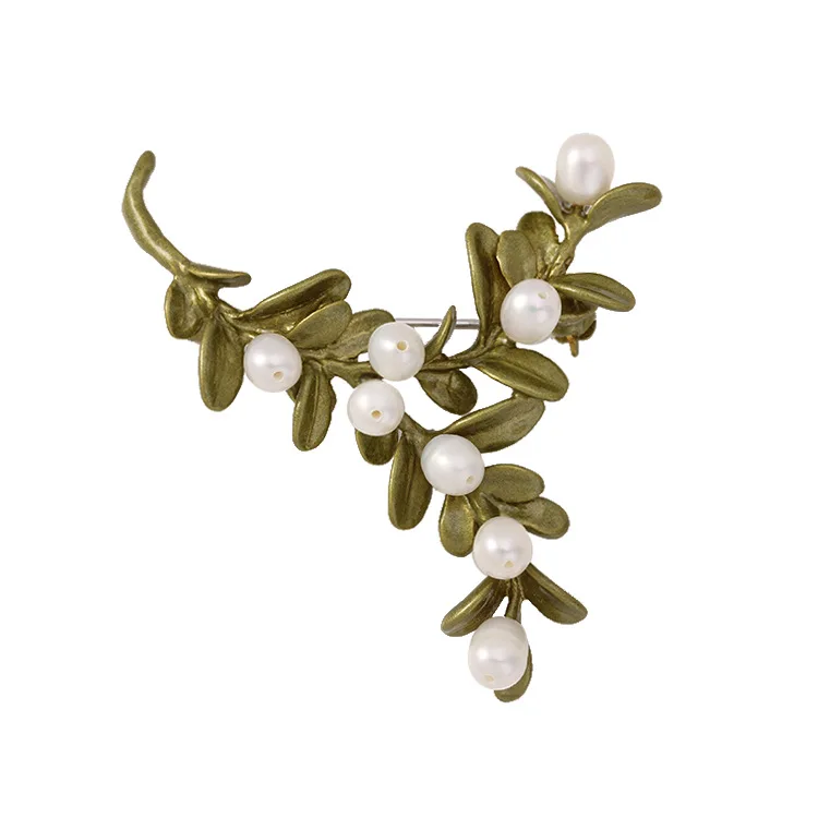 Бесплатная доставка брошь в виде древней дороги из желтой тополя и меди|Броши| |