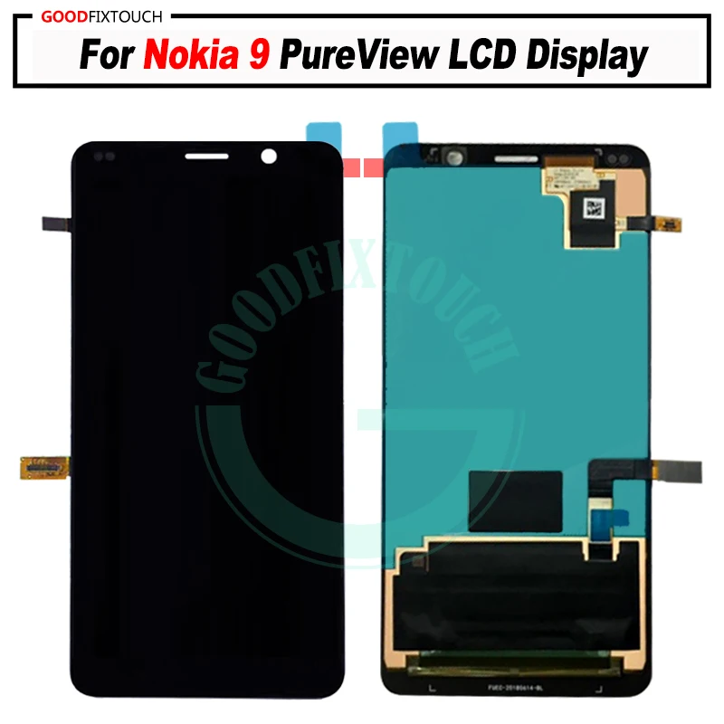 5 99 &quot2880x1440 для NOKIA 9 PureView ЖК дисплей nokia9 сенсорный экран дигитайзер в сборе Nokia9