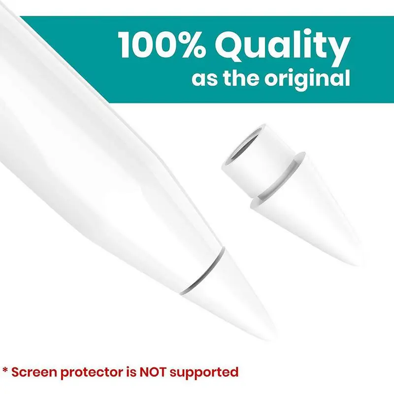 Запасной наконечник совместимый с Apple Pencil 2 упаковки чувствительных наконечников
