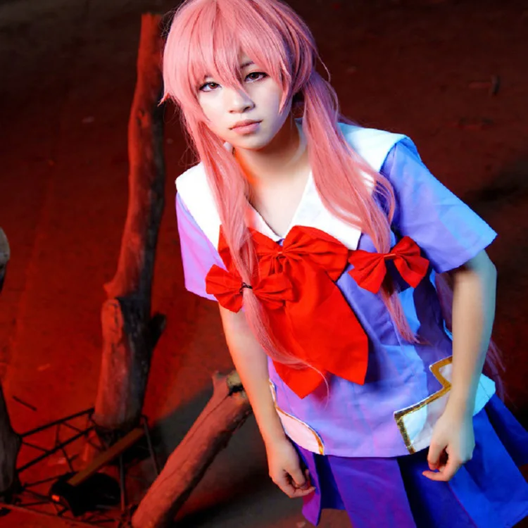 2019 Новое поступление Женский Хэллоуин Аниме дневник будущего 2nd Mirai Nikki Yuno гасай