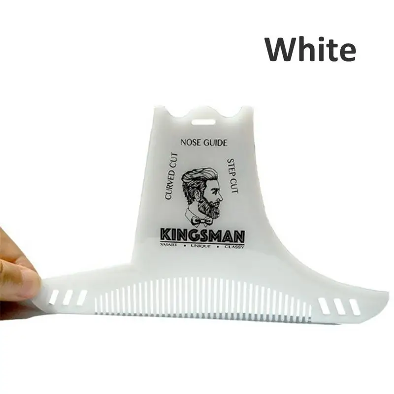 

New Beard Shaping Styling Template Beard Comb Men Shaving Tools ABS Comb For Hair Beard Trim Template Combs