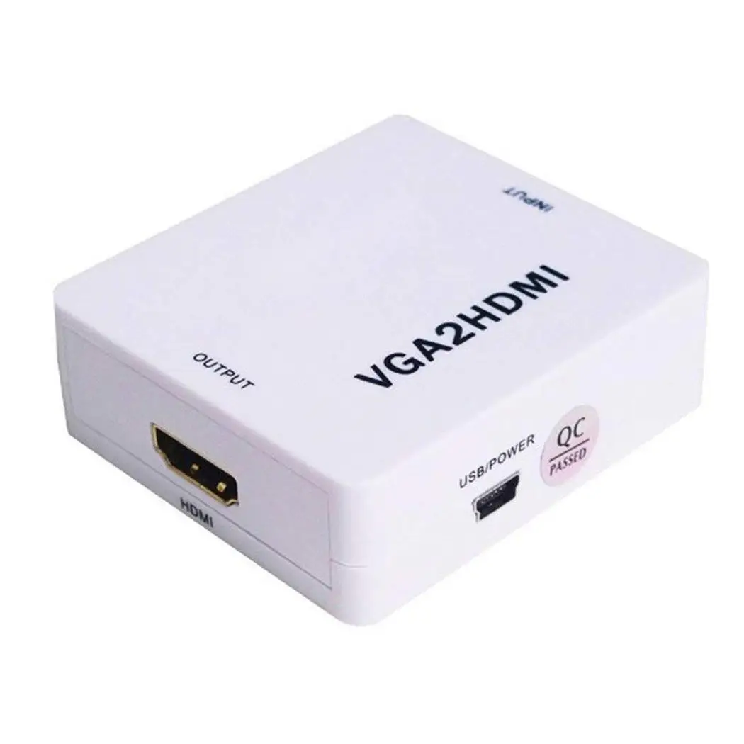 VGA к HD мультимедийный интерфейс адаптер 720 P см/3 9 дюймов конвертер 1080 ТВ Видео