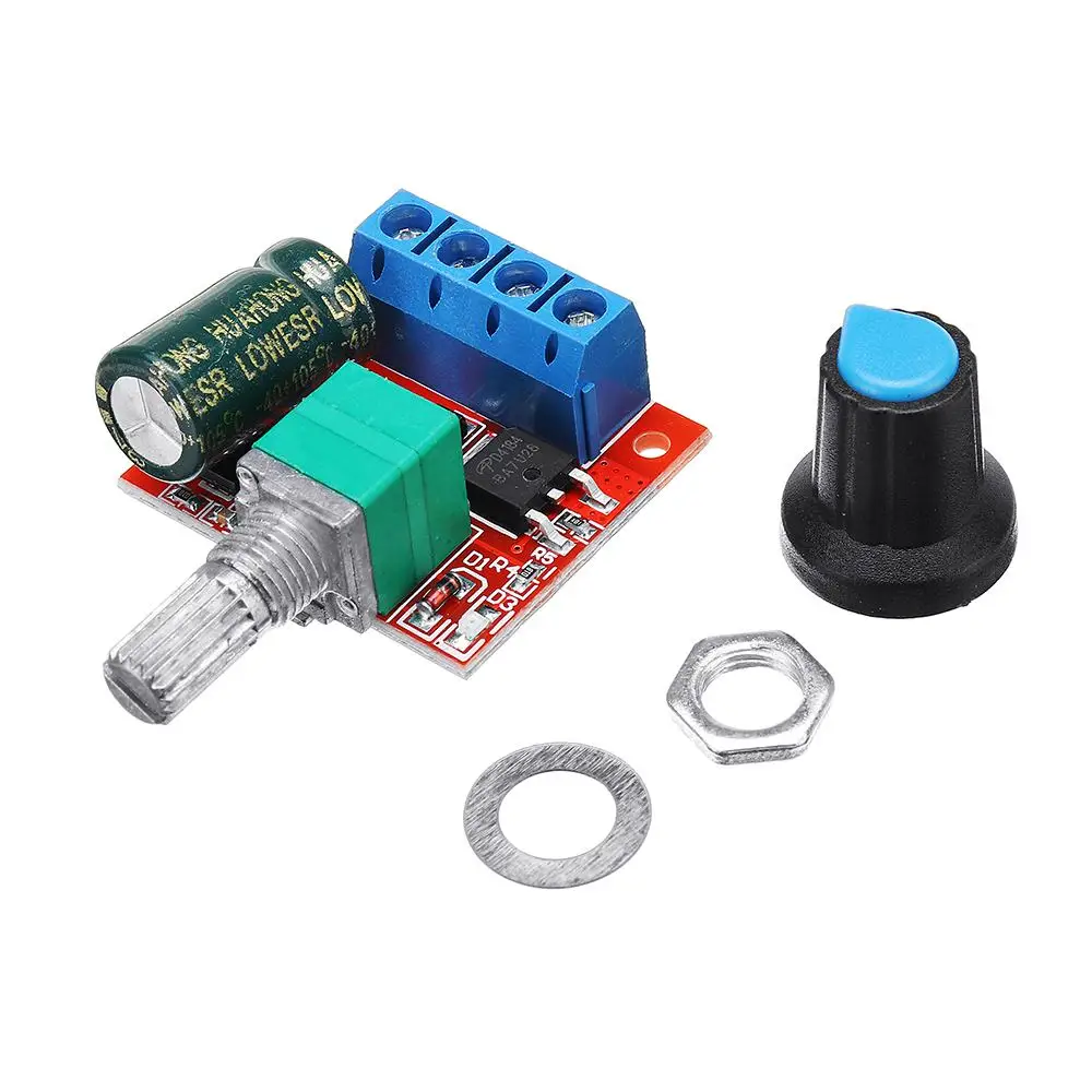 CLAITE DC 5V к 35V 5A 90W Мини мотор контроллер скорости ШИМ модуль регулятор регулируемый