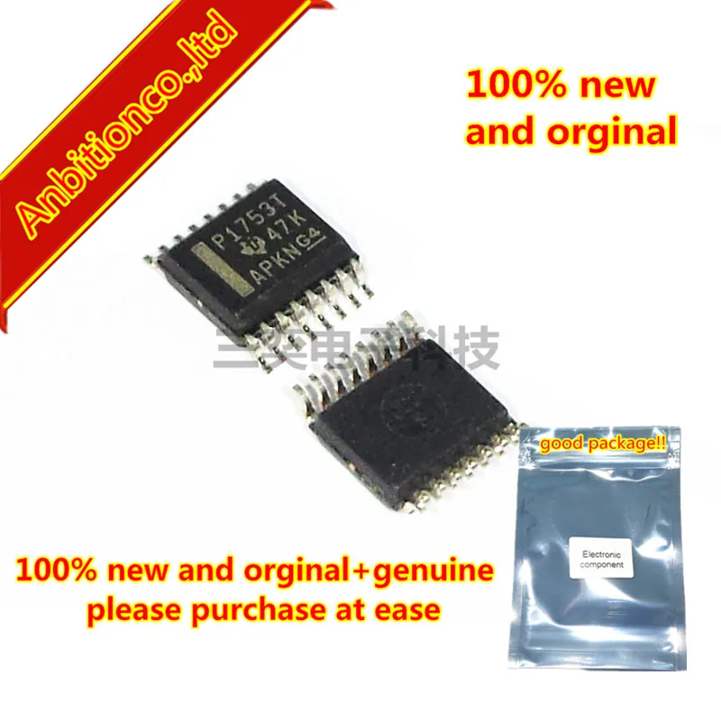5 шт. 100% новый и оригинальный P1753T PCM1753TDBQRQ1 SSOP 16 аудио цифро аналоговый конвертер в