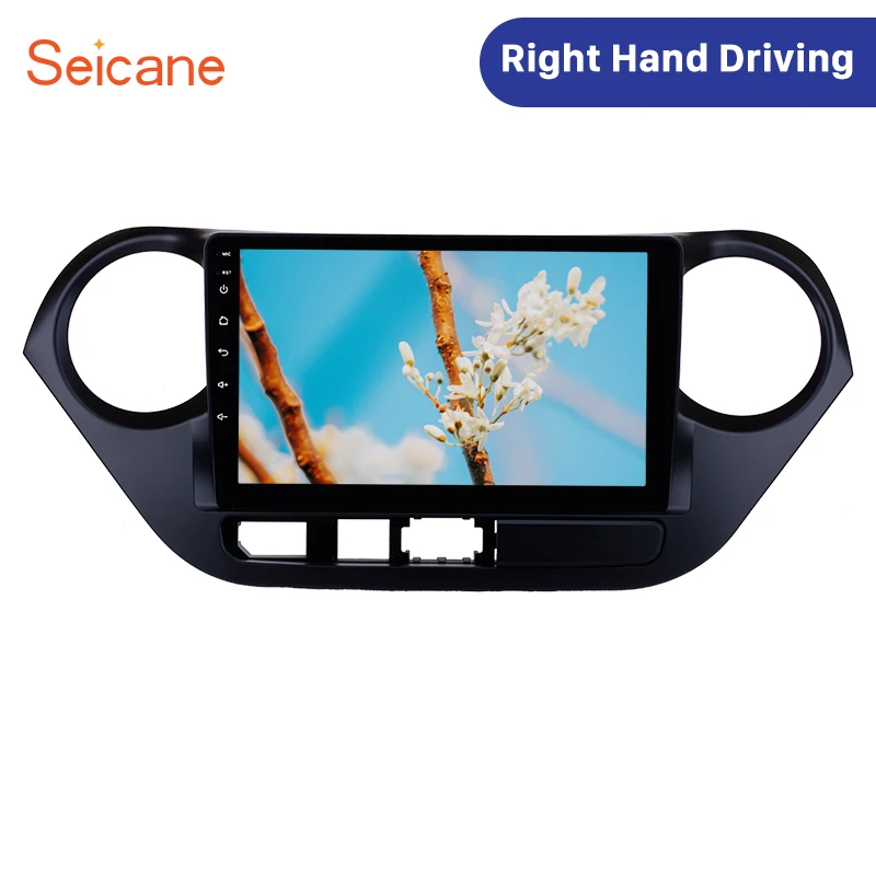 Seicane Android 8.1/7.1 Car Radio 2Din 9 inch Stereo For 2013 2014 2015 2016 HYUNDAI I10 Grand i10 RHD Touchscreen Head Unit | Автомобили