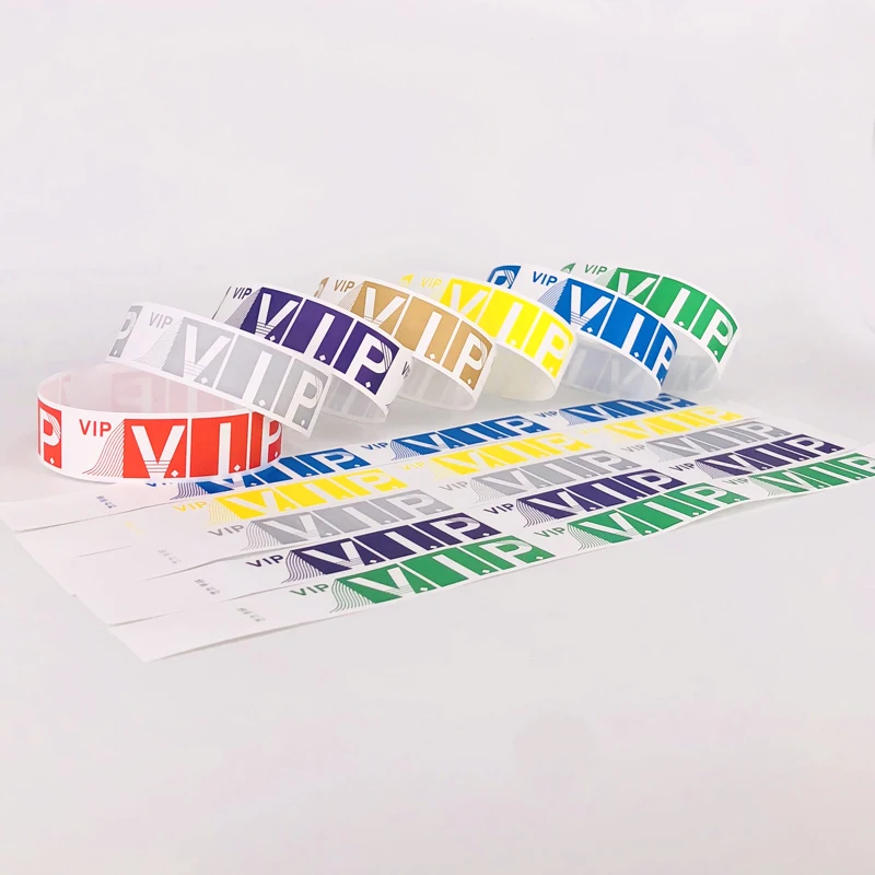 3/4 &quotдюймовый Tyvek браслеты ID для вечеринок VIP tyvek бумага браслет гость табличка на
