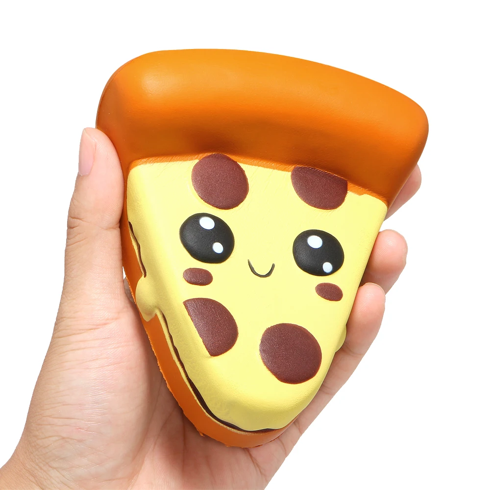 Kawaii мягкие игрушки для пиццы кремовые ароматизированные медленно