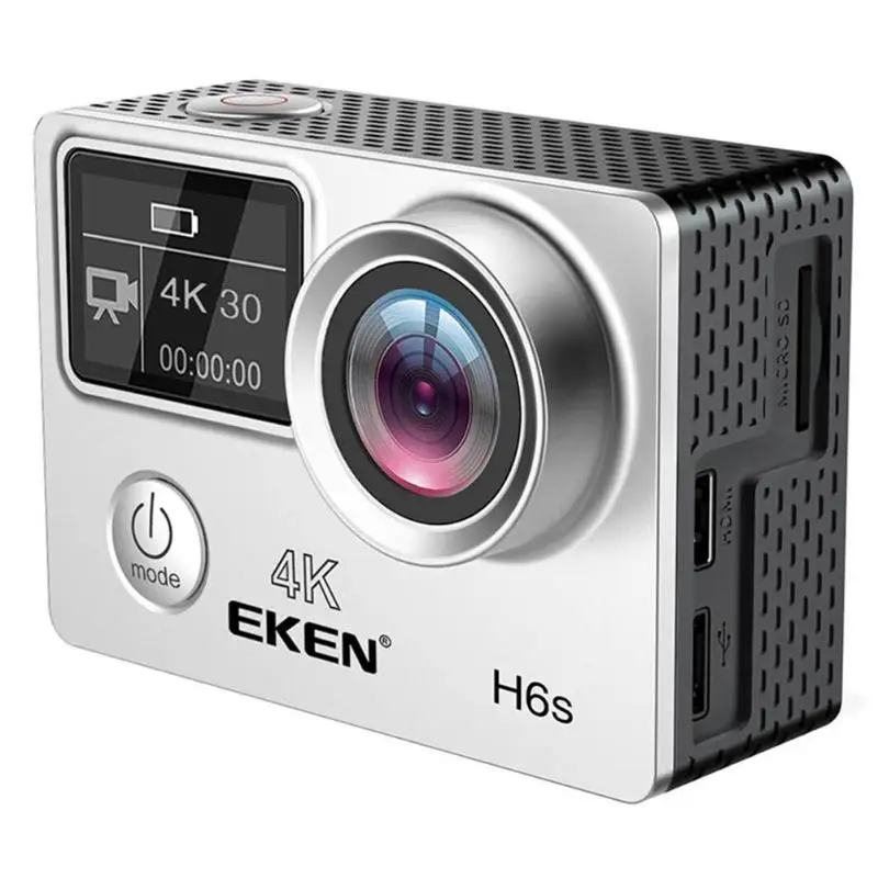 Eken H6S Ultra HD 4K видео Экшн камера EIS стабилизация изображения Ambarella A12 чип WiFi