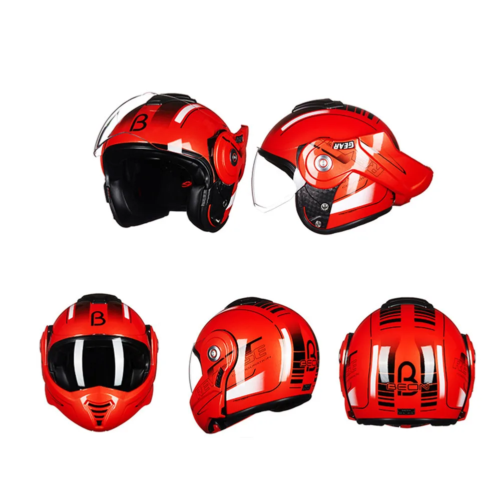 BEON T702 задний флип мотоциклетный шлем модульный Открытый полный Moto Casque Casco Motocicleta