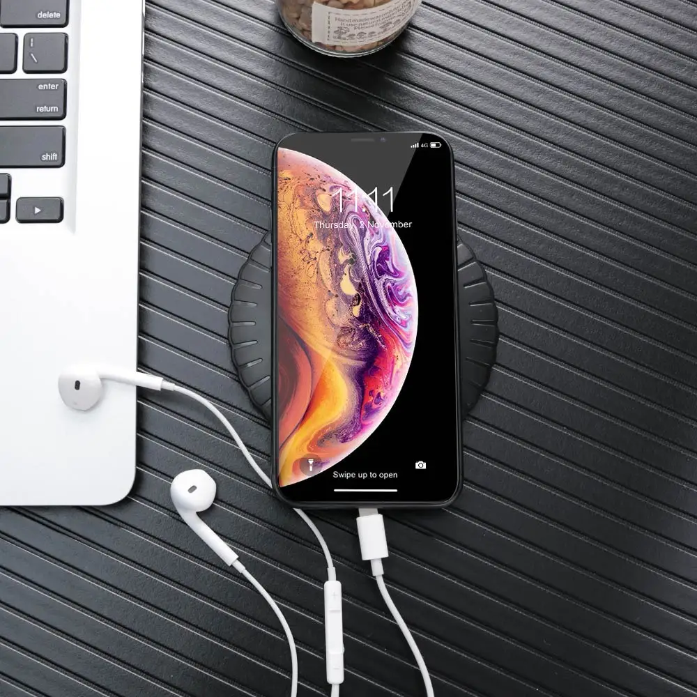 KISSCASE Qi Беспроводное зарядное устройство для iPhone 8 7 Plus X XS Max XR Быстрая зарядка Samsung