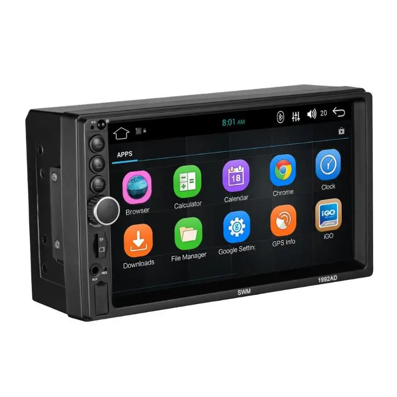 7in Автомобильная магнитола на андроид MP5 плеер gps навигация с rds FM/AM радио U диск