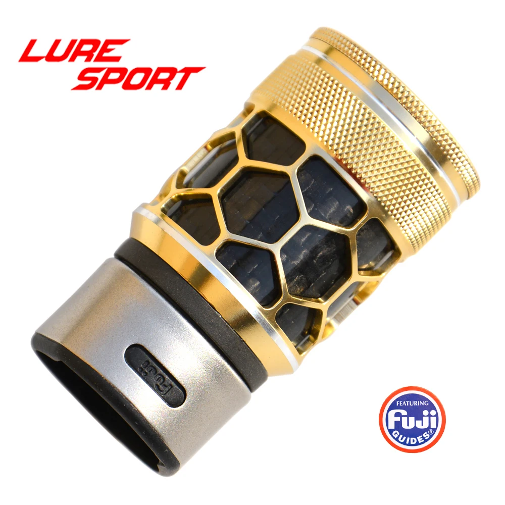 Катушка LURESPORT часть сиденья FUJI KDPS16 гайка в виде сот алюминиевая крышка карбоновая