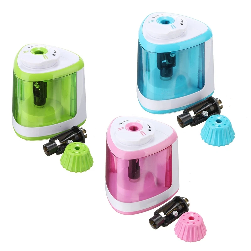 Электрическая точилка для карандашей 3 разных цвета|Точилки карандашей| |