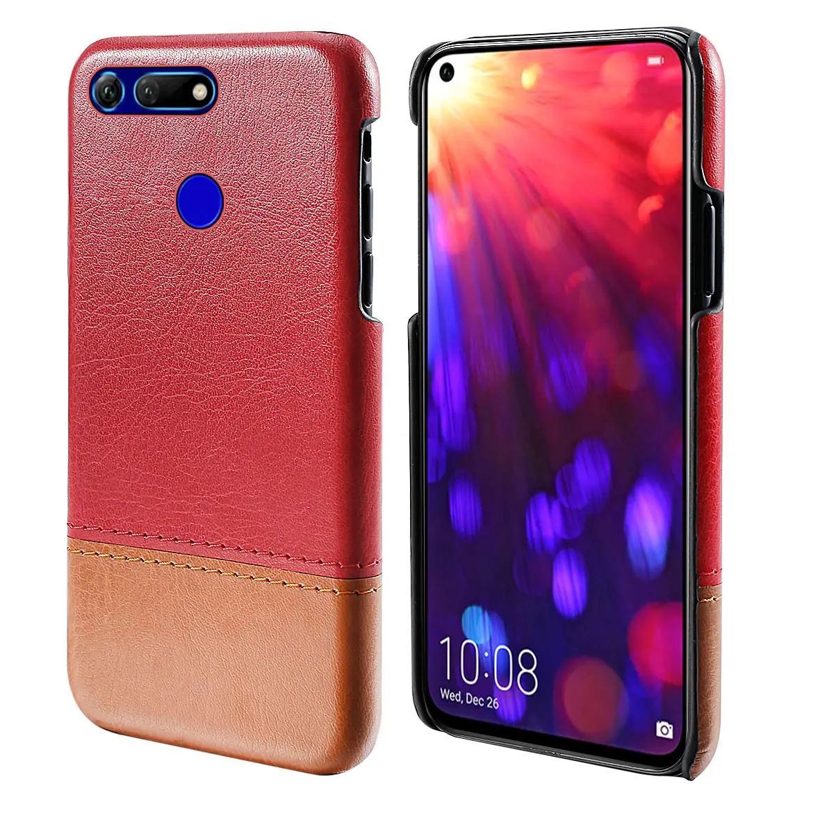 Casewin для huawei Honor вид 20 V20 Чехол класса люкс Винтаж из искусственной кожи капсулы