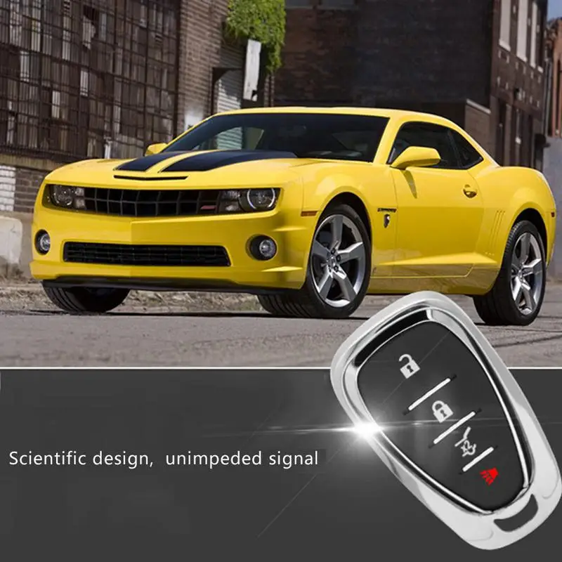 1 чехол для автомобильного ключа из ТПУ с дистанционным управлением Chevrolet Cruze Malibu
