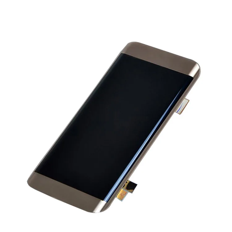 Для Samsung S6 Edge ЖК экран дигитайзер в сборе синий/золотой/белый класс AAA G925/A/F|Экраны
