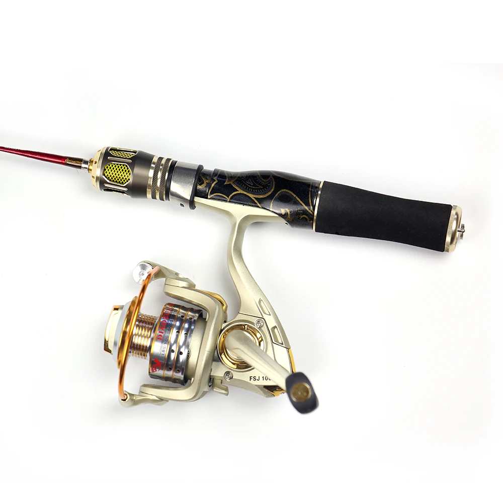 2 секции ледяная Стекловолоконная Удочка легкая переносная зимняя короткая