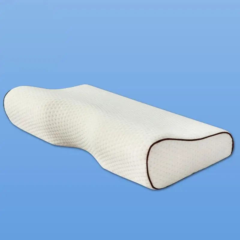 

Soft Memory Foam Pillow Neck Travel Pillow Processing Neck Protection Slow Rebound Memory Cotton Pillows Cervical Health Pillows