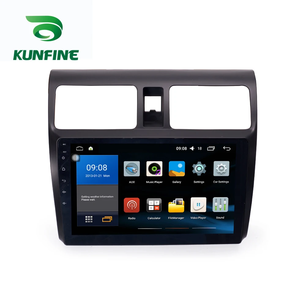 Восьмиядерный 1024*600 Android 8 1 автомобильный DVD GPS навигационный плеер Deckless стерео для